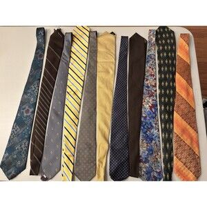 Vintage Men Tie Lot Oscar De La Renta Brooks Brothers Wembly Chaps Ralph Lauren